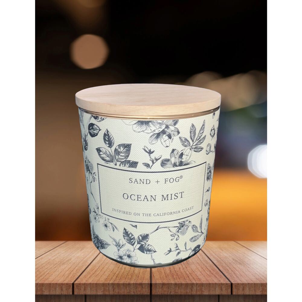 NEW! Sand + Fog Ocean Mist Scented Luxury Candle 10oz